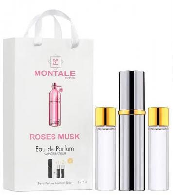 Міні-парфуми з феромонами жіночий Montale Roses Musk 3х15 мл